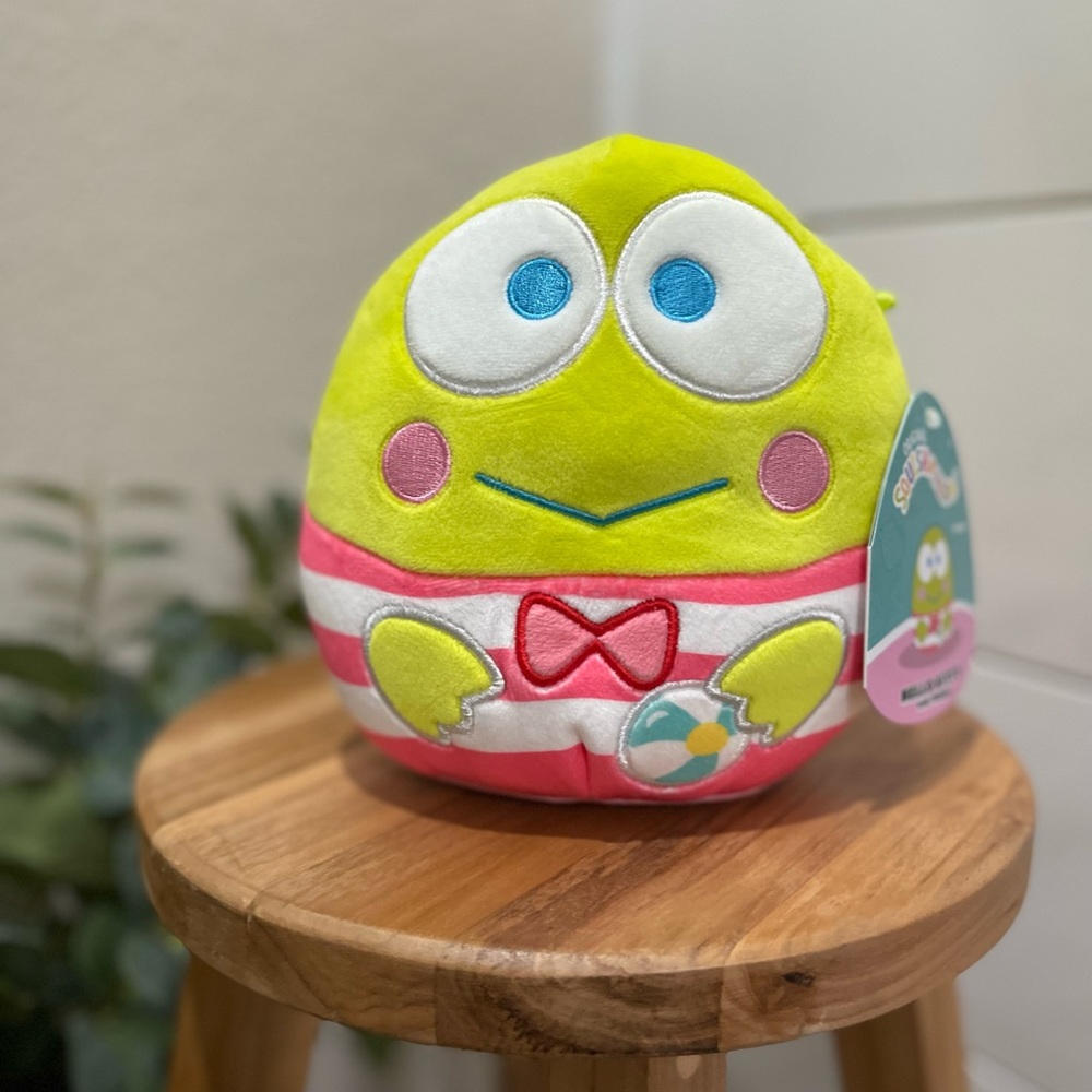 NWT squishmallows hello kitty “kerropi” swim 7” squish